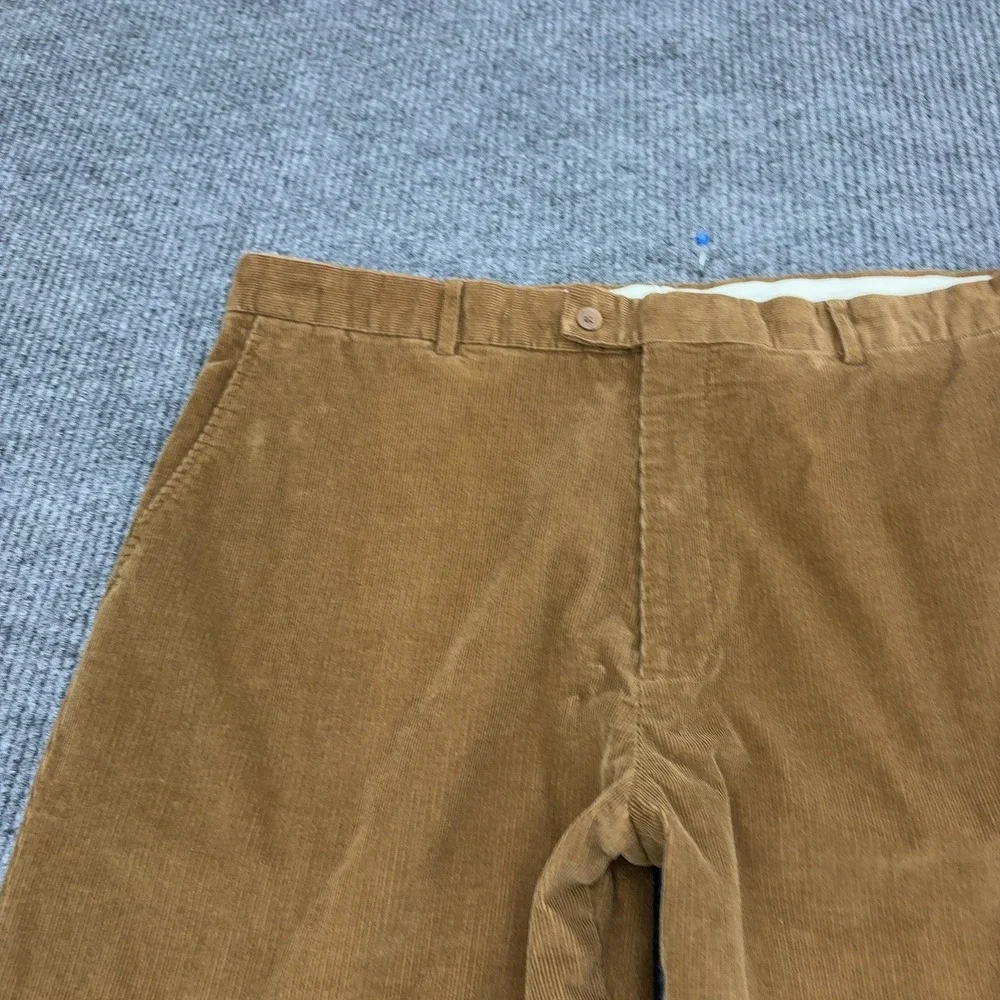 Grant Thomas Pants Mens 40x30 Brown Cotton Corduroy‎ Straight Leg Classic Casual